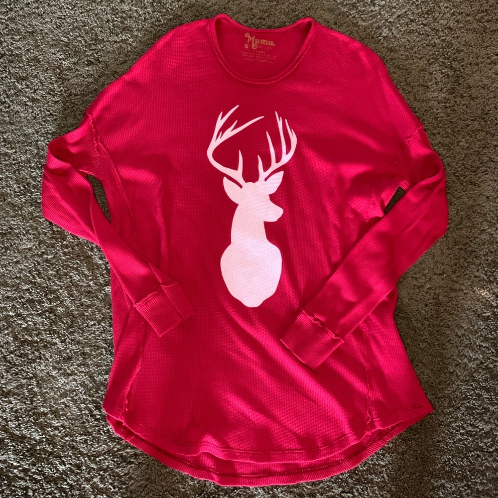 Show Me Your Mumu Long Sleeve Deer Thermal